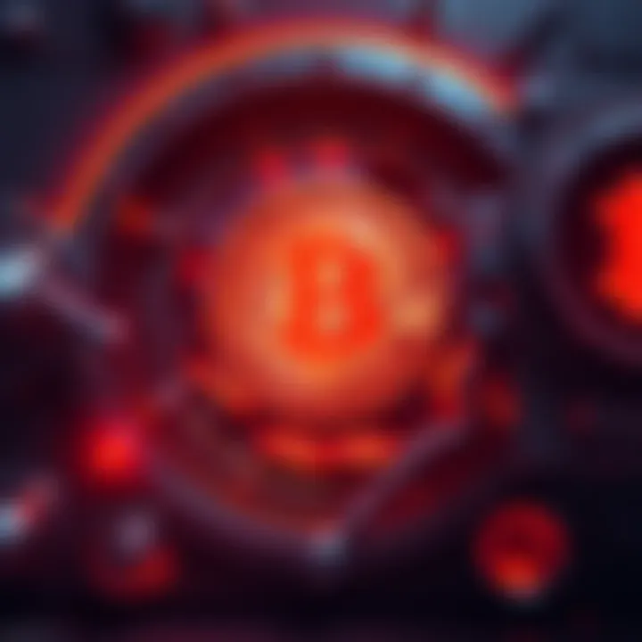 A digital representation of Satoshi's 1.1 million bitcoin symbolized by a secure vault with glowing bitcoins inside, indicating protection against quantum threats.