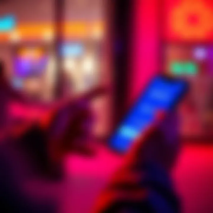 A person using their phone to transfer savings to Revolut, showcasing the app interface on the screen with the 4% APR highlighted