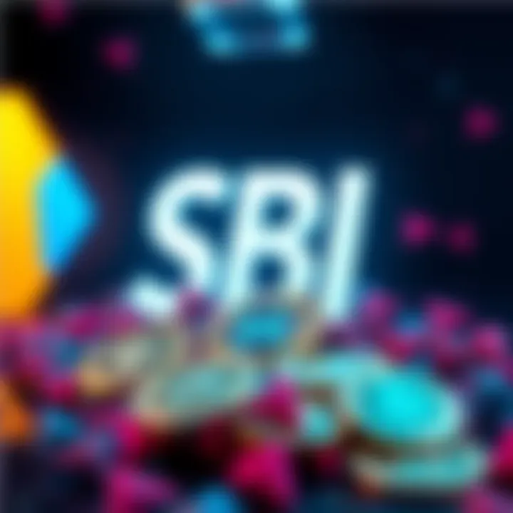 An image showing the SBI logo with a graphic of a blockchain and XRP coins to illustrate the new bond launch.