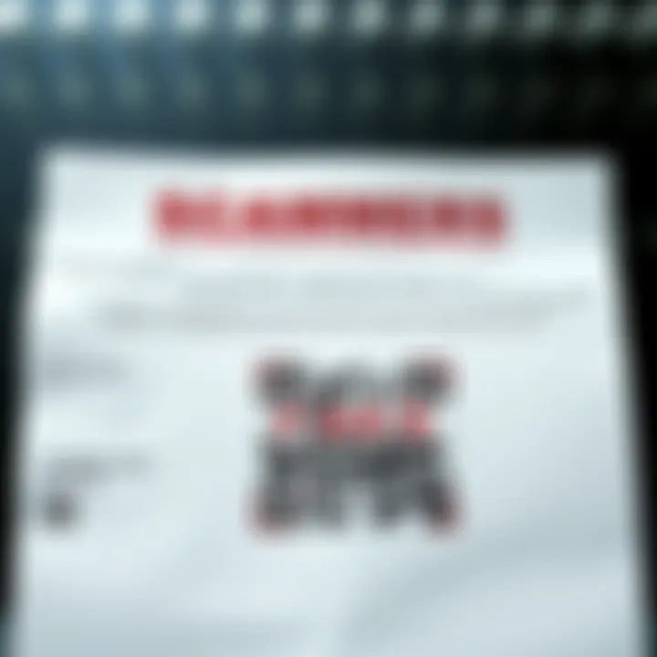 A fraudulent letter featuring a QR code that links to a fake website, symbolizing sophisticated scams.