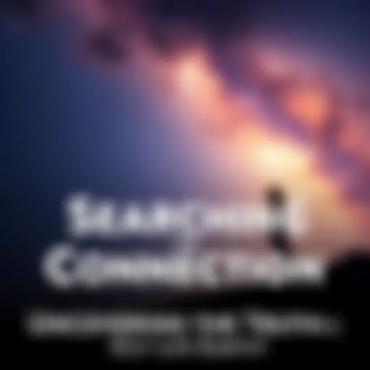 A person stands alone looking up at a starry sky, symbolizing the search for life beyond Earth.