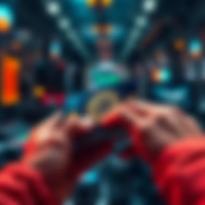 A person using a Coldcard MK4 device to secure Bitcoin funds, featuring a digital interface and secure wallet connections.