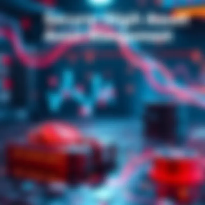 Visual representation of cold wallets and digital tokens transferring securely