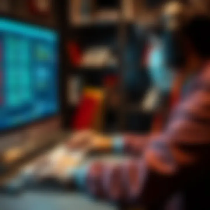 Secure Cold Wallet Practices A person testing a cold wallet recovery phrase on a computer with multiple wallets displayed in the background.