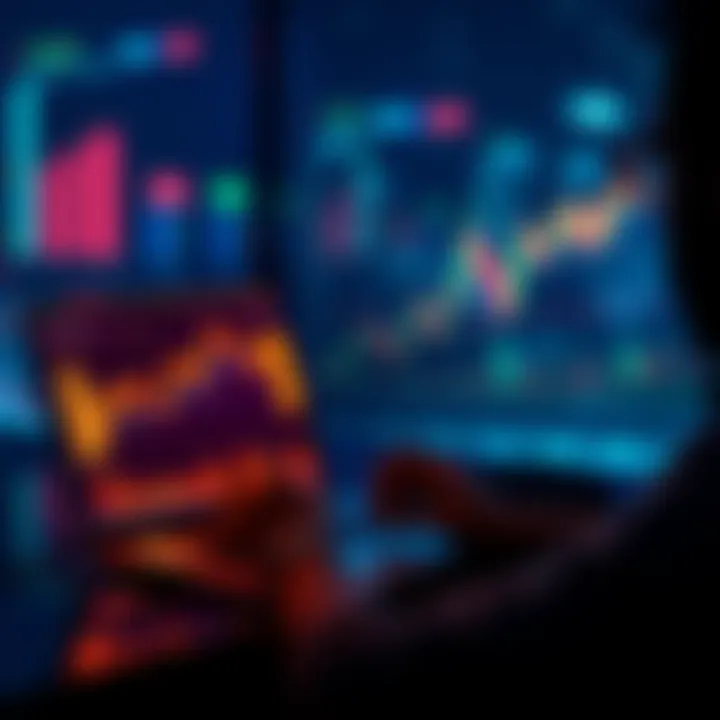 A person looking at a Bitcoin chart on a laptop while considering selling coins quickly for cash