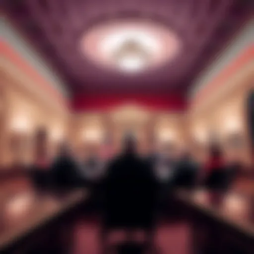 A group of senators from both parties discussing the CLARITY Act during a meeting