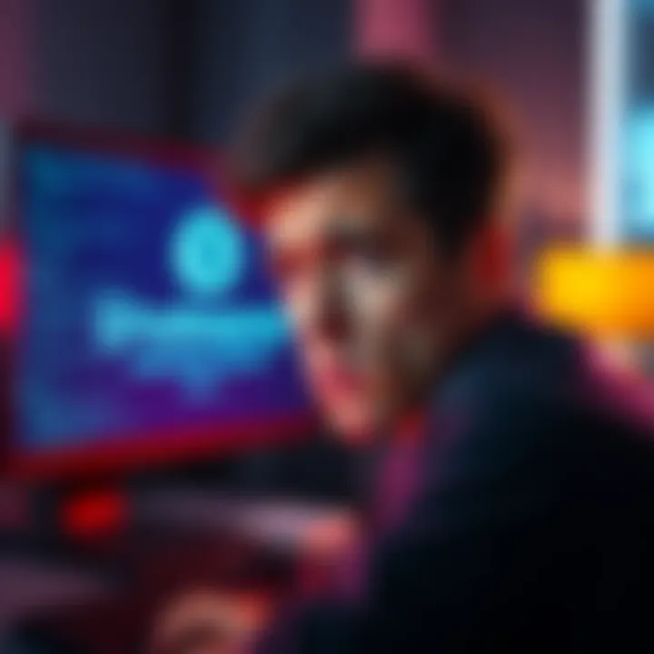 Shakepay Referral Link Concern A graphic showing a worried person looking at a computer screen with Shakepay's logo and referral links, highlighting privacy issues.