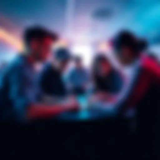 Participants brainstorming and working together during the Sharda University offline hackathon