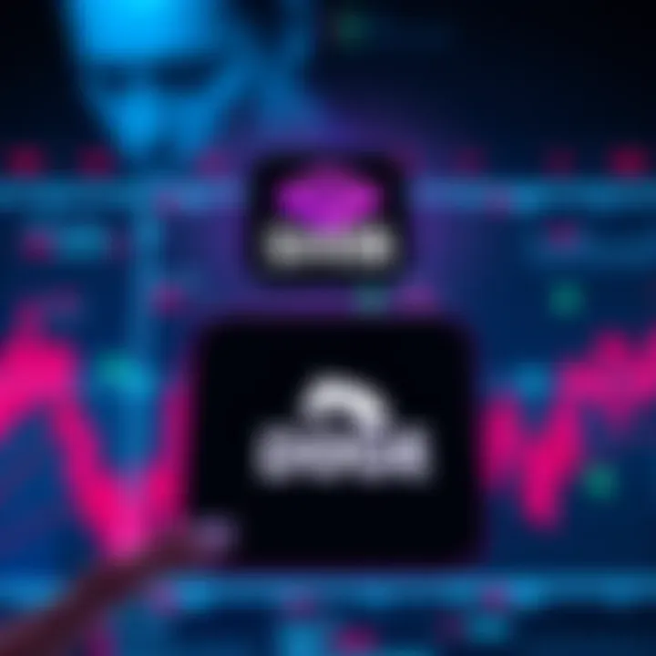 Graphic showing SHIB logo at the top with D0GE logo below it on a digital screen