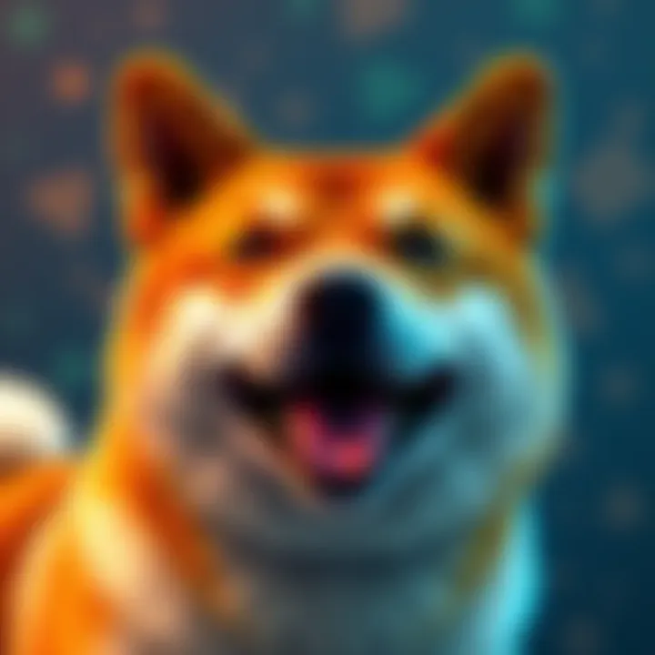 A Shiba Inu dog with a joyful expression, symbolizing the rise of the SHIB cryptocurrency.