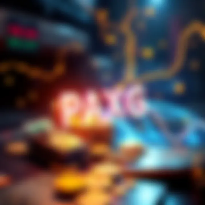 A graphic showing crypto wallets transferring funds to PAXG, with visual elements representing stability and security, reflecting smart investment strategies.