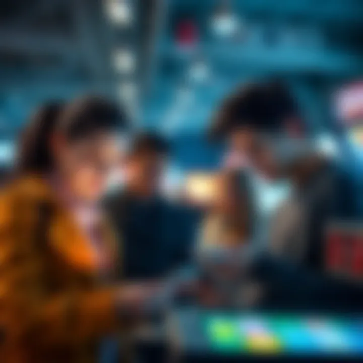 Shopping rewards and arcade game frustrations People looking frustrated while using a shopping rewards app and arcade game on their devices