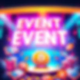 Promotion for SK Hynix event featuring shares and airdrop rewards, showing a vibrant graphic with trading symbols and cash rewards, inviting people to join