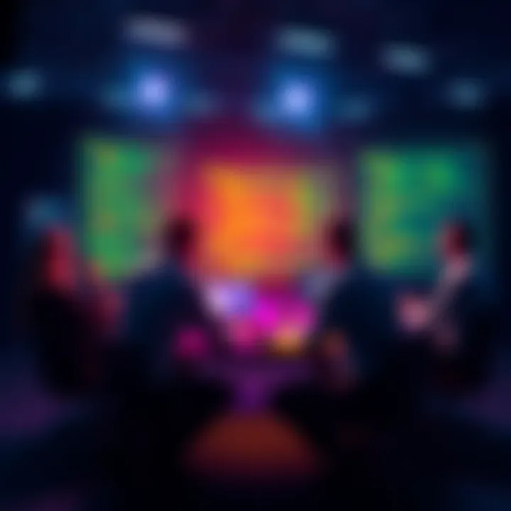 A visual representation of a smart contract audit showing a team analyzing code and generating reports with AI tools.