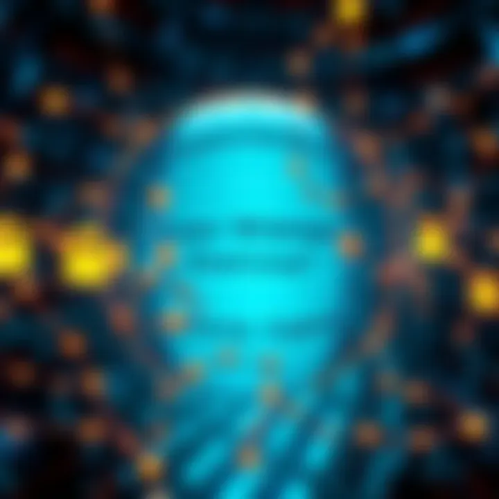 An abstract representation of Solidity code intertwined with digital security symbols, reflecting the evolving Web3 landscape in 2025.