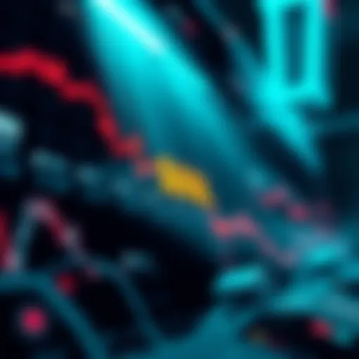 A graph showing the decline of $SOL to $86, highlighting market uncertainty.