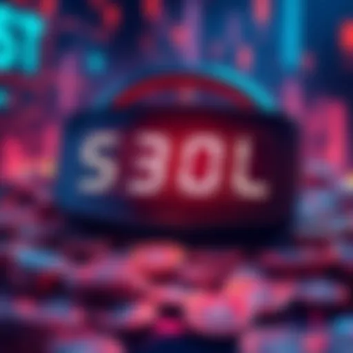 A graphic showing a countdown to the SOL wallet drop with a background of digital coins and a clock