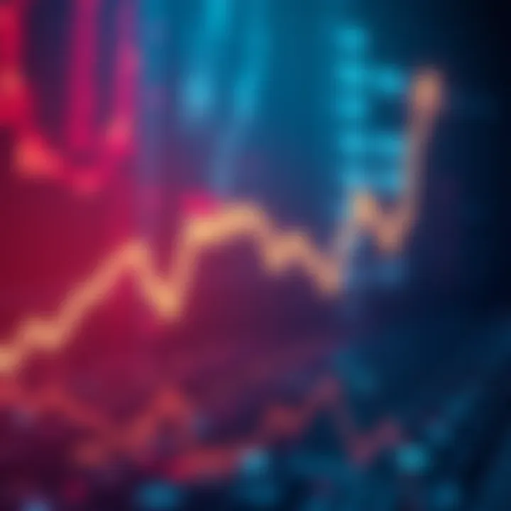 A graphical representation of Solana's fluctuating price over time with upward and downward trends.