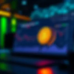 A user interface showing Solana coin analytics with price charts and wallet information.