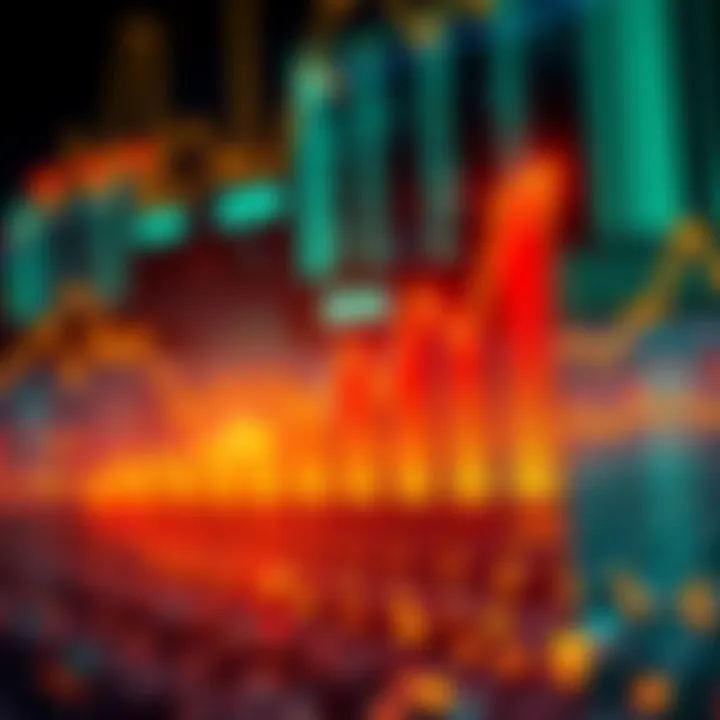 A chart showing a significant upward trend in Solana's transaction volume, symbolizing its 148% increase in 2026, surrounded by blockchain graphics.