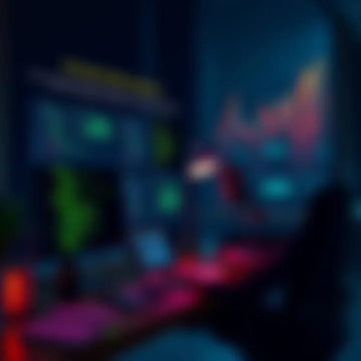 A depiction of Solana's zero-knowledge circuits with on-chain verification, featuring code snippets and a developer at a computer