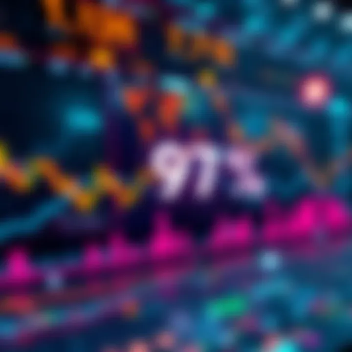 Chart showing Solana's 97% share of tokenized stock trading with growth indicators