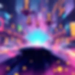 Illustration showing Solana blockchain with fast moving transactions and lower fees, highlighting its leadership in digital trade.