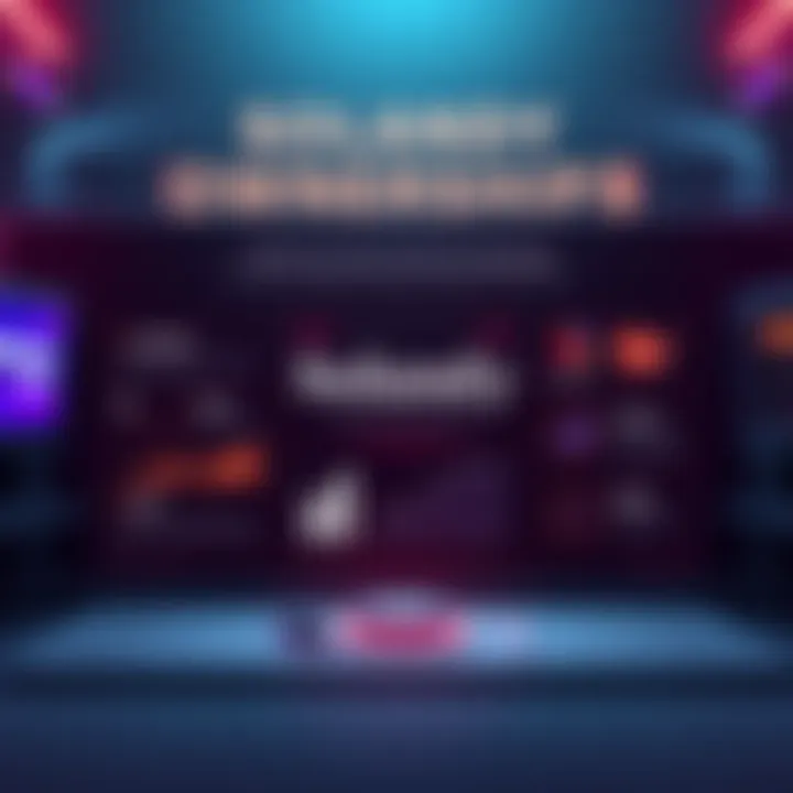 Graphic showing key concepts of account ownership in Solana and Solandy, with charts and blockchain icons