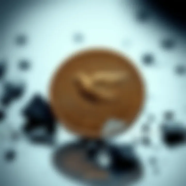 A visual representation of the Songbird coin with a faded or broken appearance, symbolizing its uncertain future in the market.