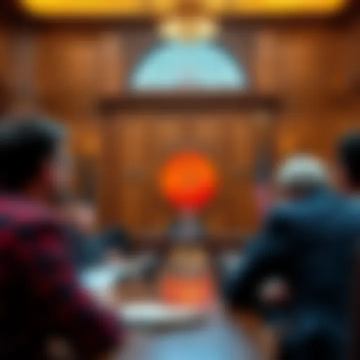 A South Dakota lawmaker discussing the creation of a Bitcoin reserve in a government meeting