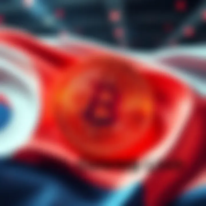 A graphic showing a South Korean flag and a cryptocurrency symbol with the text '20% Ownership Limit'.