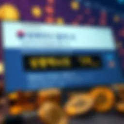 A screenshot of a digital wallet recovery phrase revealed on a government website, with cryptocurrency symbols in the background.