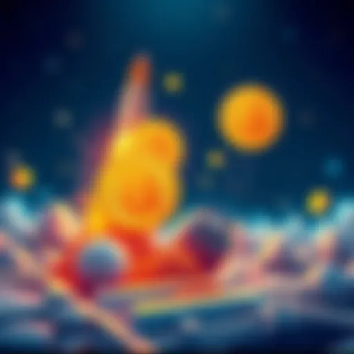 Illustration of SpaceX moving Bitcoin internally, symbolizing potential future transactions
