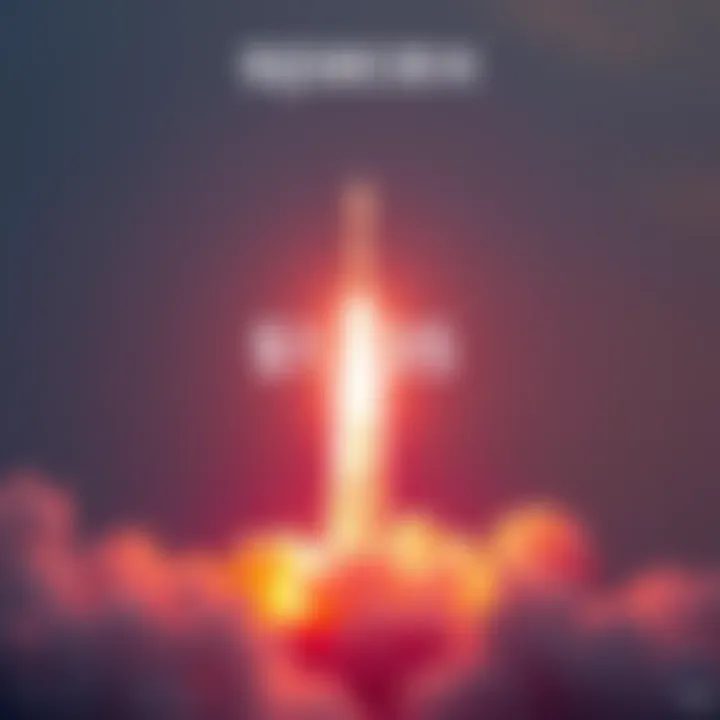 SpaceX IPO Announcement A colorful graphic showing the SpaceX logo with the price of $135 per share and a rocket launch in the background symbolizing excitement for the IPO.