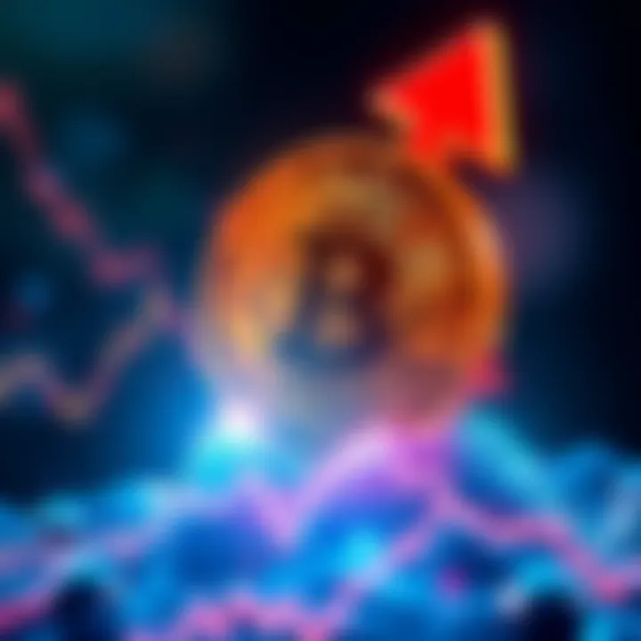Sparkdex Coin Price Surge Graphic showing Sparkdex Coin with upward arrow indicating price increase after FBTC launch