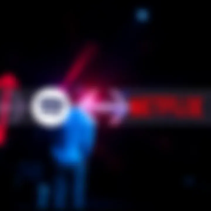 Spotify and Netflix Strategy Shift A graphic showing Spotify and Netflix logos with arrows indicating a change in their strategies.