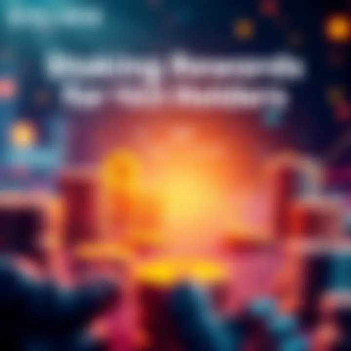 Visual representation of Solana staking rewards with APY comparison on various platforms