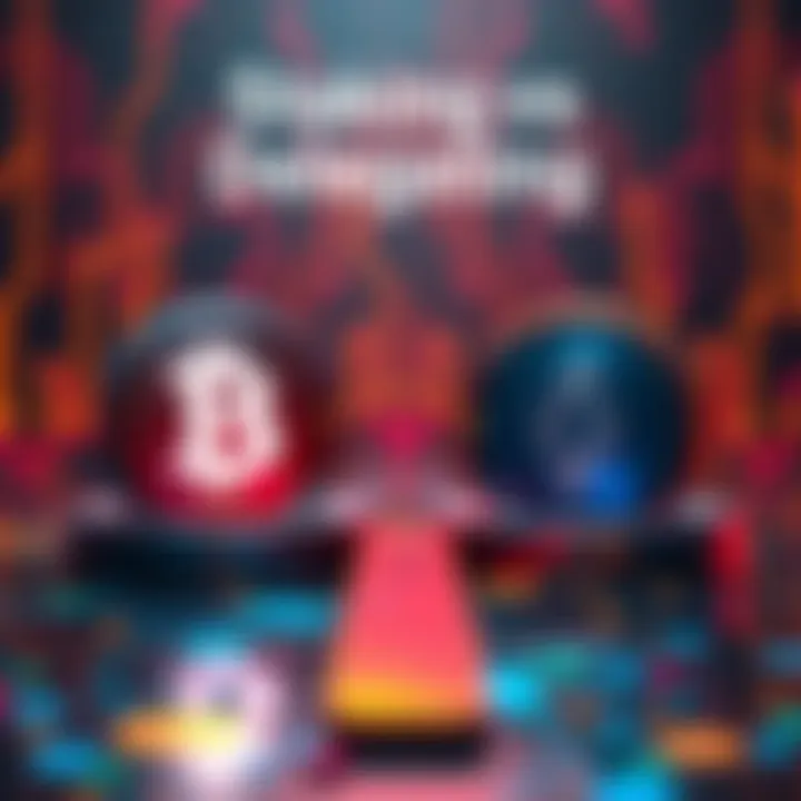 A visual comparison of staking and delegating in cryptocurrency, showing potential returns and decision-making tips.