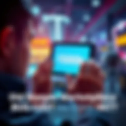 A person looking concerned while viewing their digital wallet with a loss of VET currency shown on the screen, representing frustration over NFT transactions.