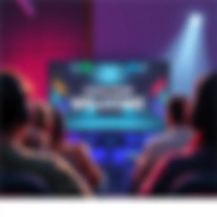 Steam Frame Welcome Video Excited gamers watching the Steam Frame welcome video on a screen