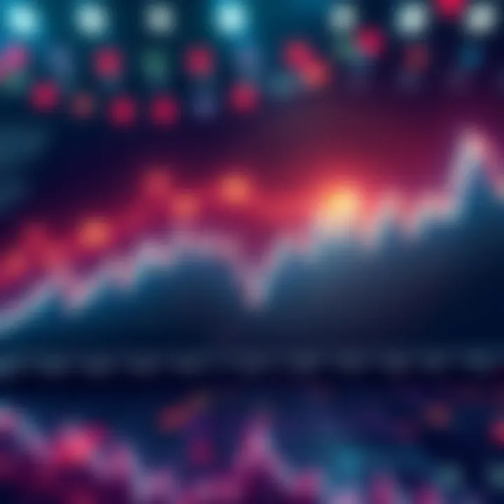 A graph showing trading volume competition between Stellar and Solana, highlighting spikes in activity.