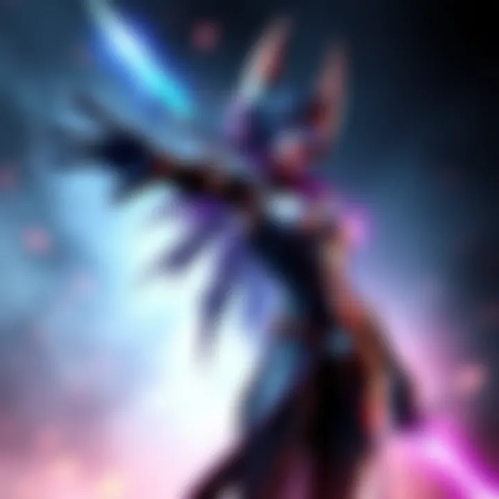 Character from Stellar Blade wearing a Bayonetta costume, showcasing stylish design and action pose