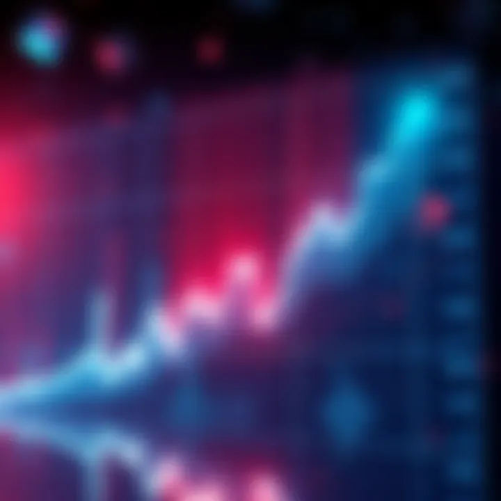 A chart displaying a sharp rise and subsequent drop in Stellar's cryptocurrency value, illustrating the recent 107% surge and upcoming challenges.