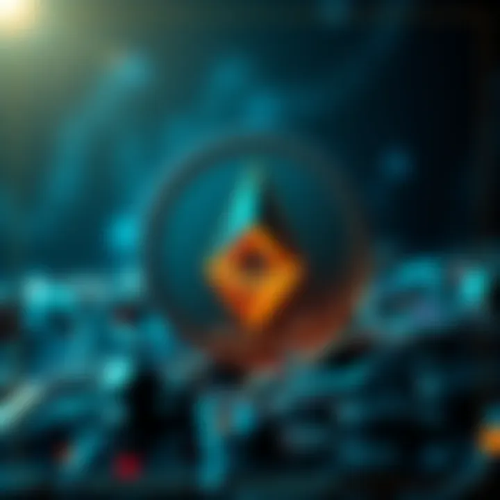 A digital representation of Stellar's XLM token symbolizing community support and growth, with a dollar sign in the background.