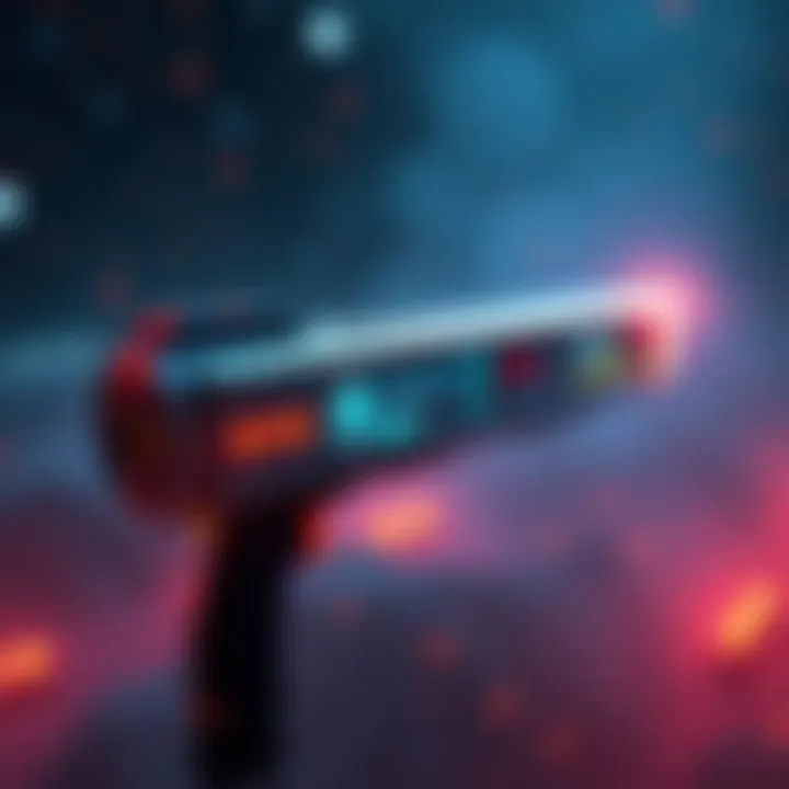 A visual representation of the Stellar Yardstick with digital upgrades highlighted, showcasing a futuristic interface and improved features.