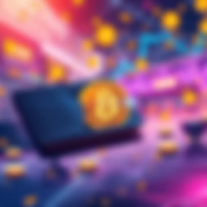 Illustration of a digital wallet transferring Bitcoin, representing Strategy's movement of 1,300 BTC worth $83 million during a market reorganization.