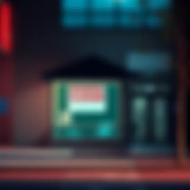 A small office building with a closed sign in the window, representing unexpected business shutdowns.