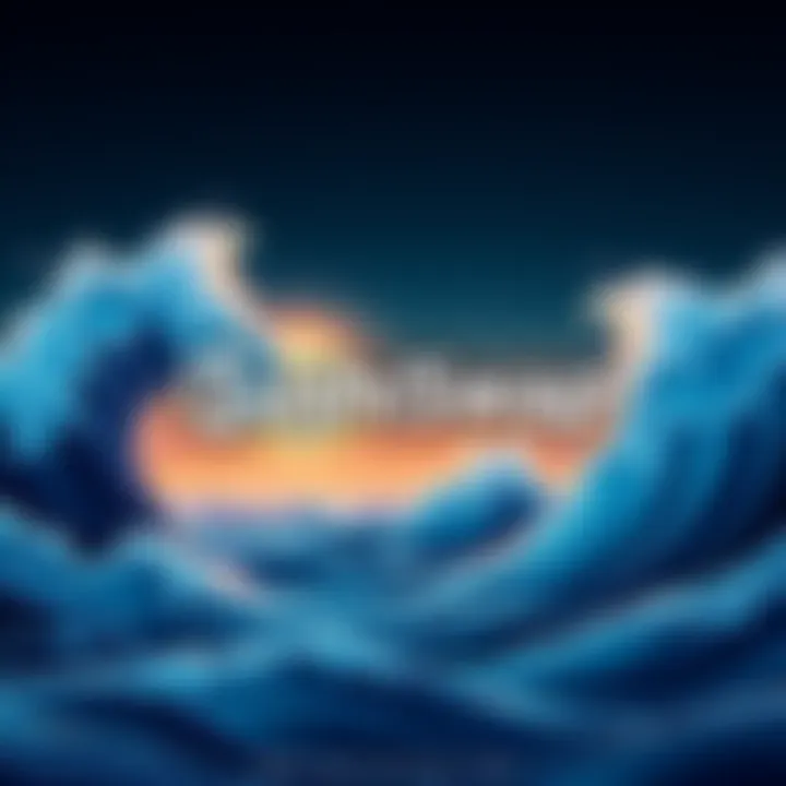 SushiSwap logo surrounded by ocean waves, symbolizing resilience after setbacks
