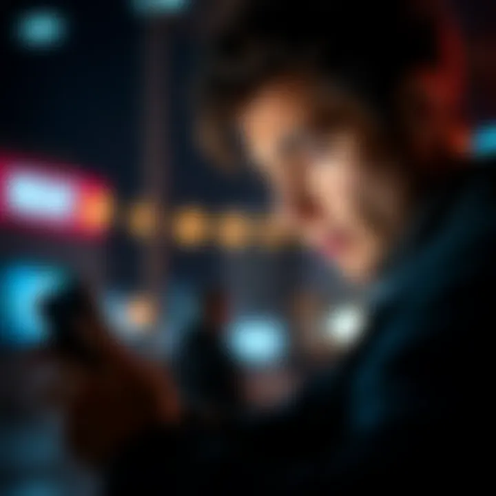 A person looking at a phone displaying a text message about a Kraken withdrawal with a worried expression