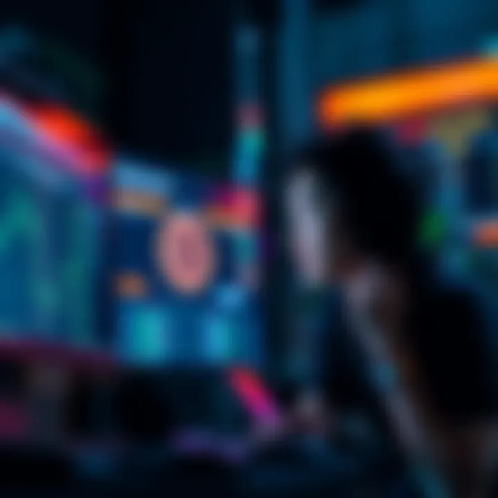 User looking at a computer screen displaying a cryptocurrency exchange interface while contemplating a swap between BTC and XMR without a return address